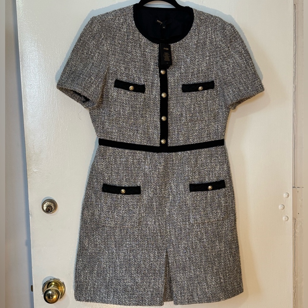 MAJE Tweed Dress
